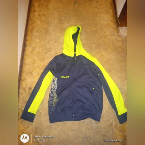 Spyder Full Zip Hoodie Sweatshirt Sz Youth Large NWOT - Picture 4 of 7